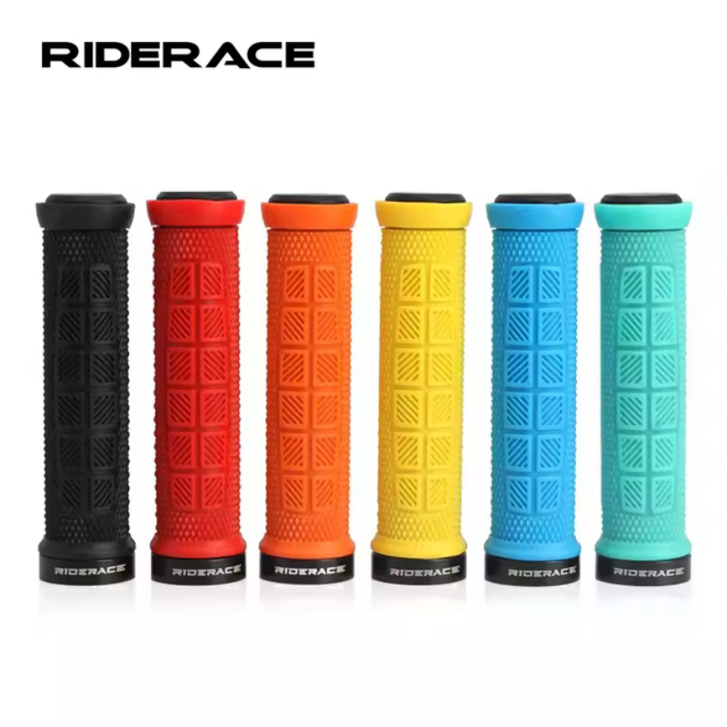 Mtb Grip Lock On - Bicycle Alluminium Alloy Soft TPR Rubber