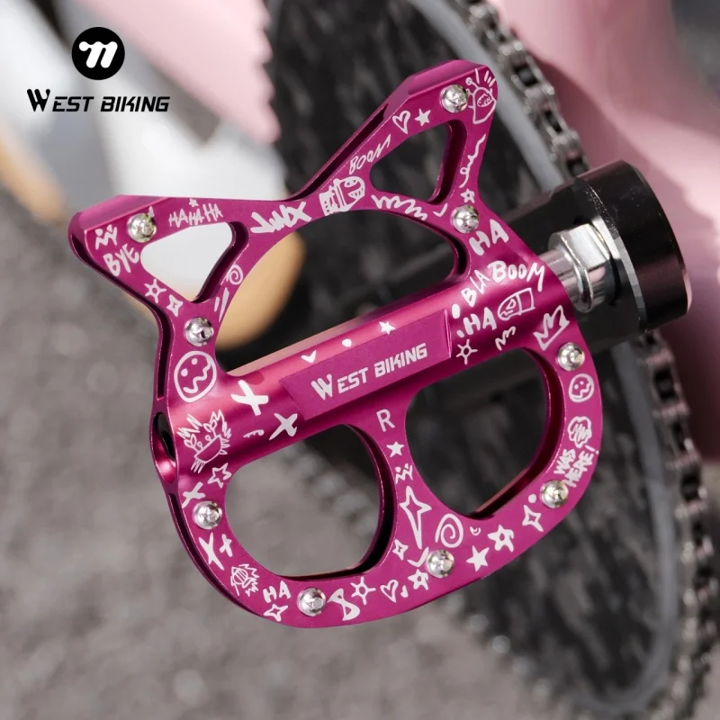 WEST BIKING Bicycle Pedals 3 B - Pedal Platform Flat 评论和价格