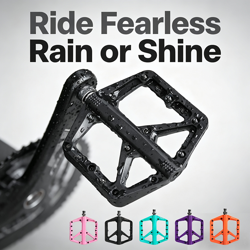 Nylon Bicycle Pedals MTB Platf - Pedal Platform Flat 评论和价格