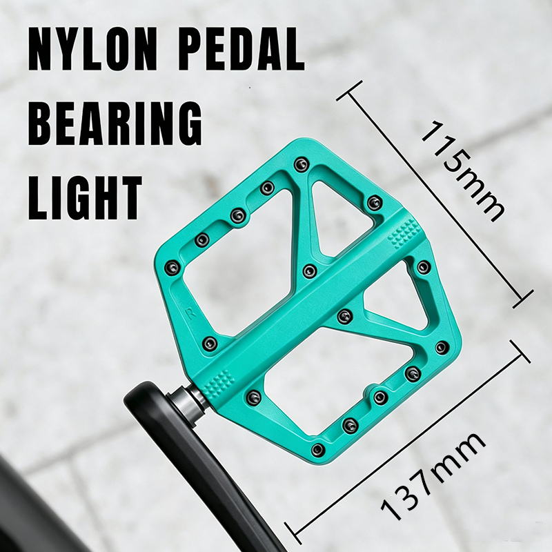 Nylon Bicycle Pedals MTB Platf - Pedal Platform Flat 评论和价格