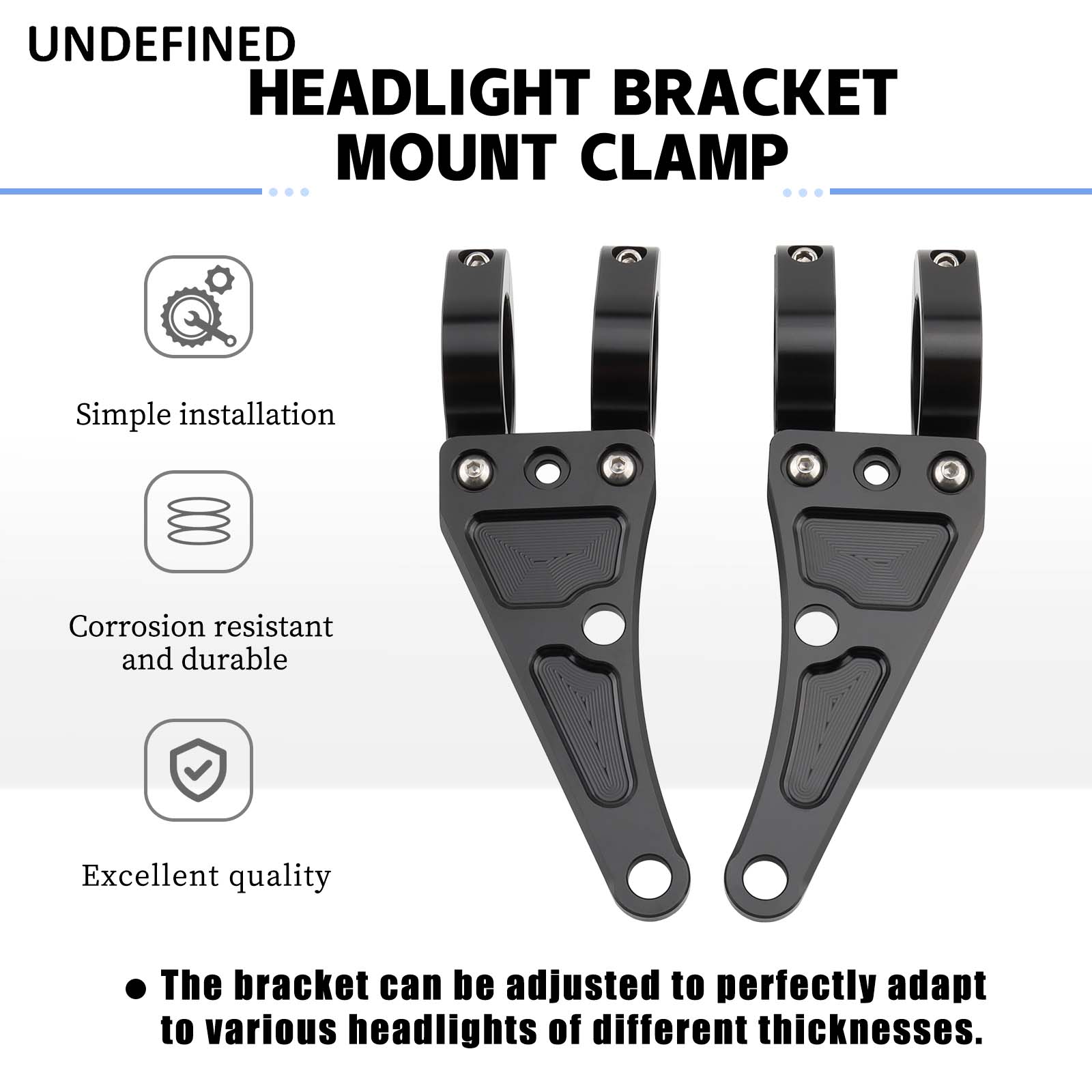 33mm-58mm Headlight Bracket Mo - Xtreme Mountain Biking 评论和价格
