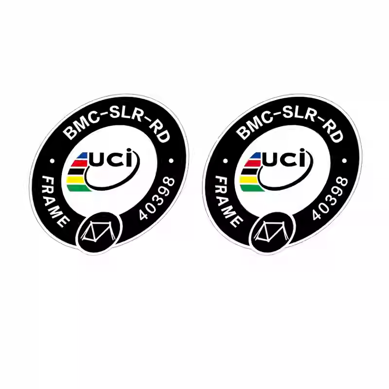 2x Bicycle Sticker for UCi Fra - Mountain Biking Colorado 评论和价格