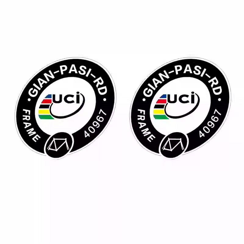 2x Bicycle Sticker for UCi Fra - Mountain Biking Colorado 评论和价格