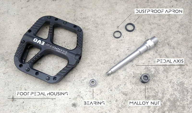 New Mountain Bike Pedal Nylon  - Pedal Platform Flat 评论和价格