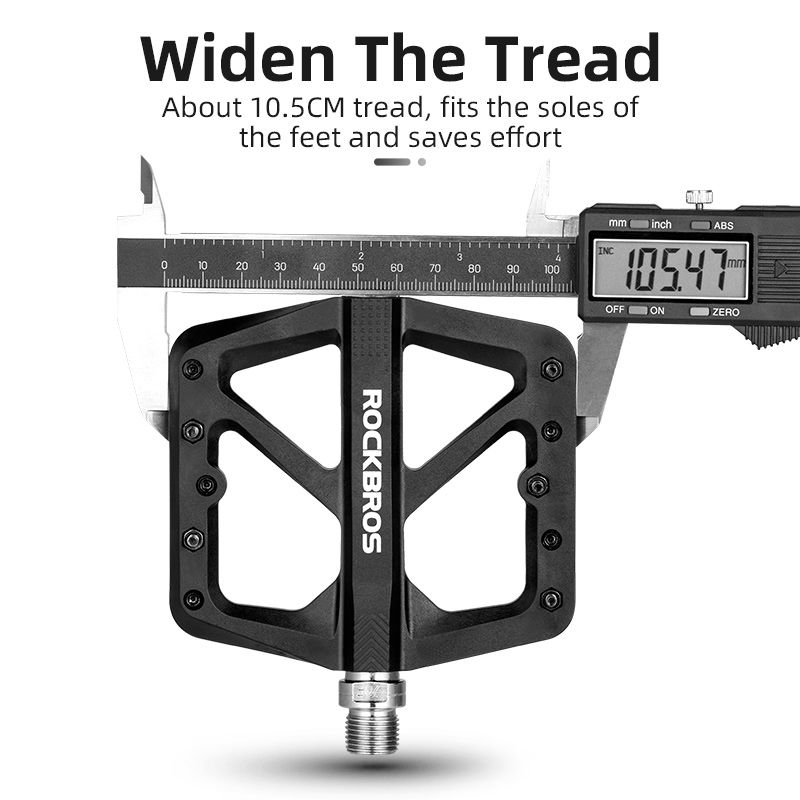 ROCKBROS Bike Pedals Bicycle U - Pedal Platform Flat 评论和价格
