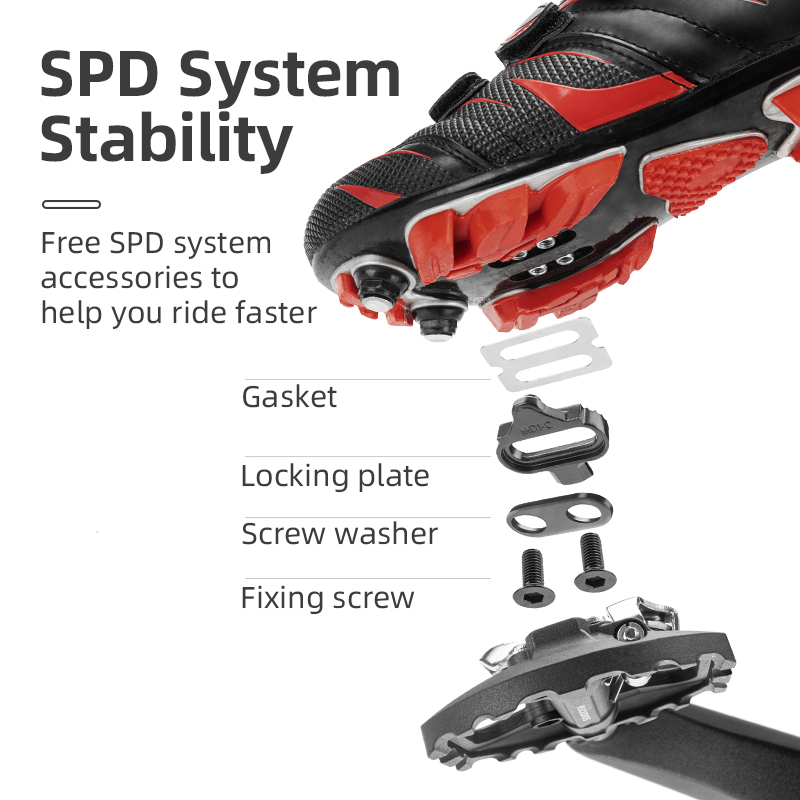 ROCKBROS Bicycle Lock Pedal 2  - Pedal Platform Flat 评论和价格