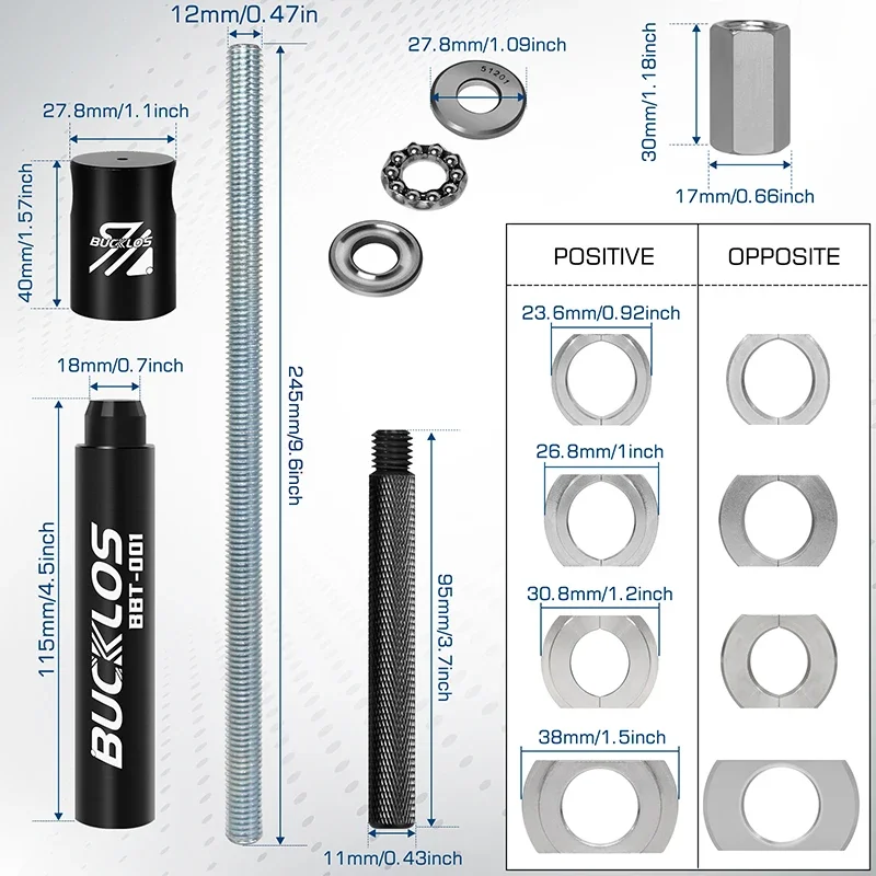 BUCKLOS Bicycle Bottom Bracket - Bottom Bracket Press 评论和价格