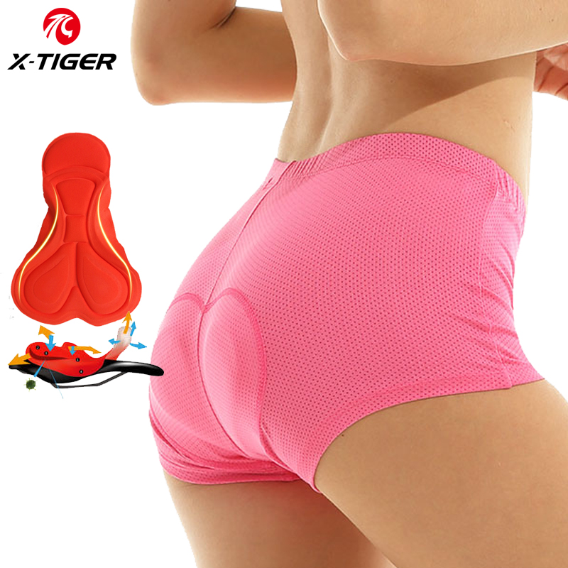 X-TIGER Women's Cycling Underw - Mountain Biking Shorts Women 评论和价格