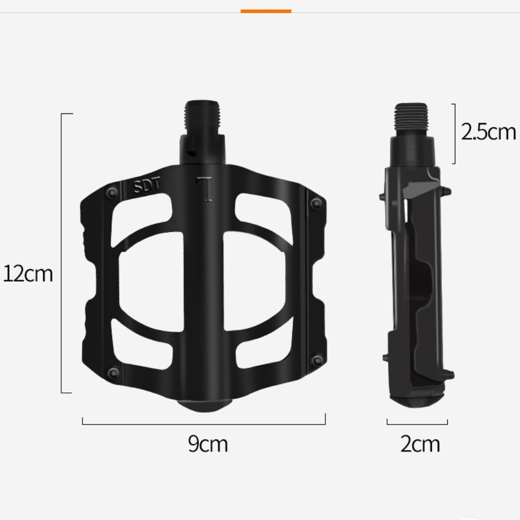 Bicycle Pedals 4 Sealed Bearin - Pedal Platform Flat 评论和价格