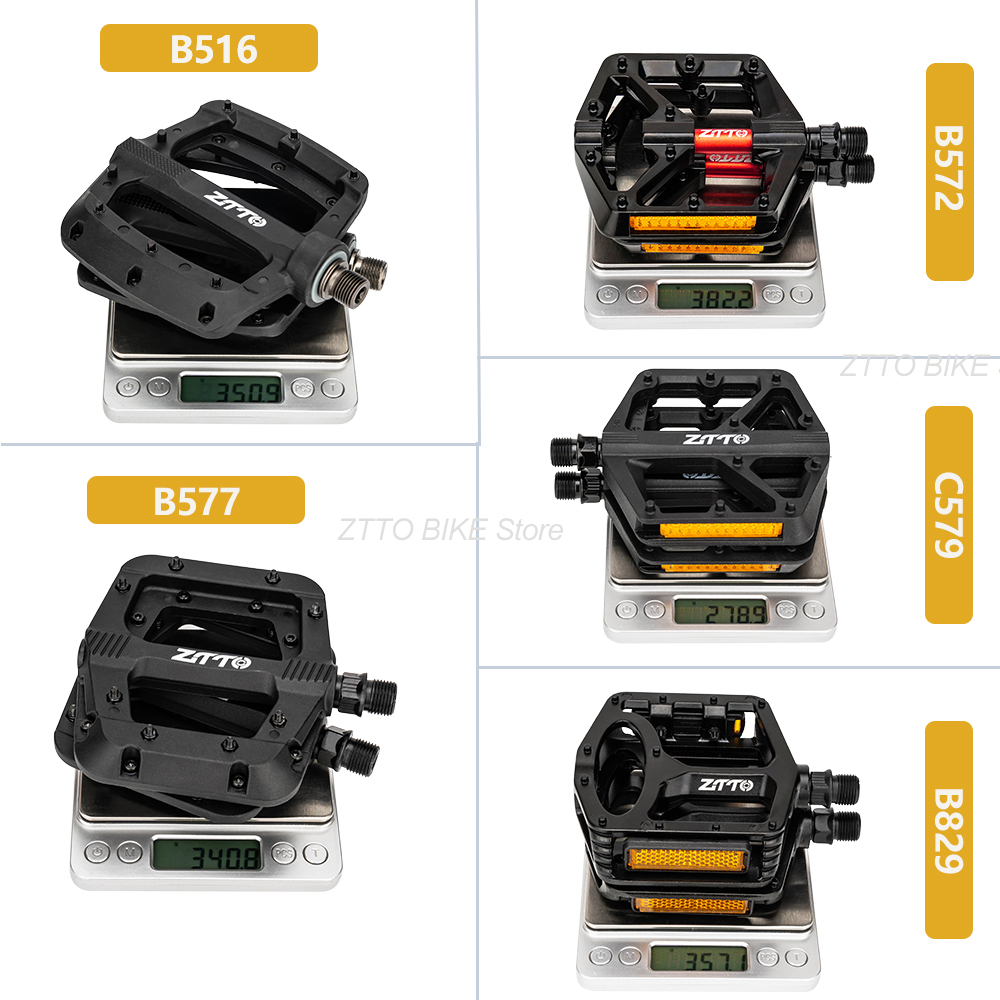 ZTTO Bicycle Pedals Nylon Peda - Pedal Platform Flat 评论和价格