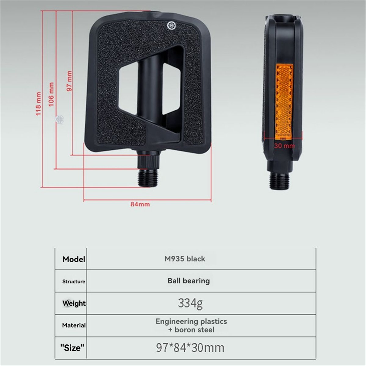 X08A Road Bike Pedals with Ref - Pedal Platform Flat 评论和价格