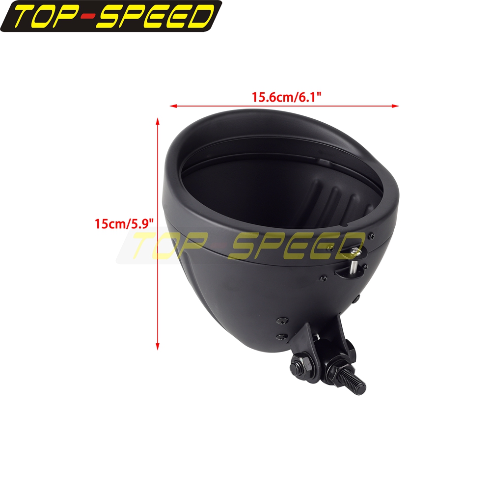 Black/Chrome Motorcycle Headla - Xtreme Mountain Biking 评论和价格