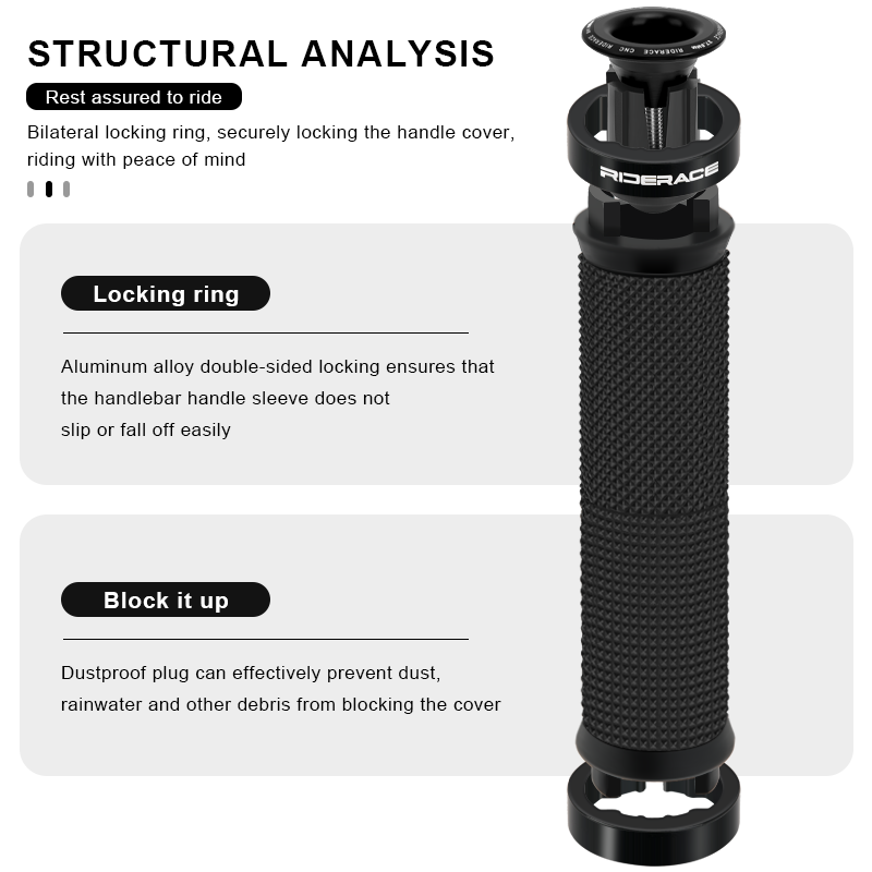 1Pair Bike Grip With End Cap F - Mtb Grip Lock On 评论和价格