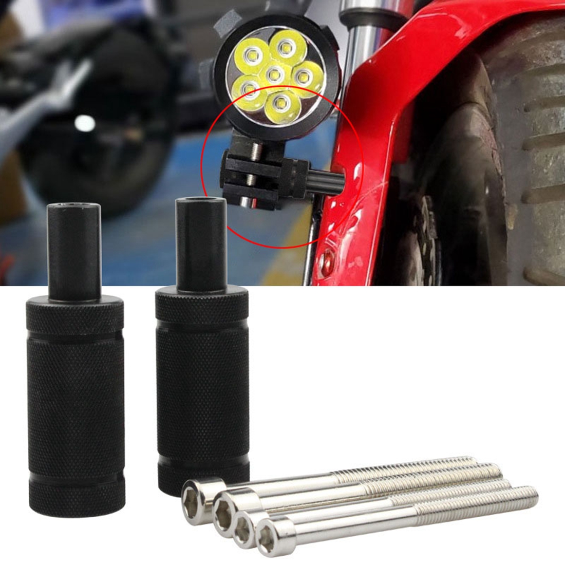 Motorcycle Headlight Mount Hol - Xtreme Mountain Biking 评论和价格