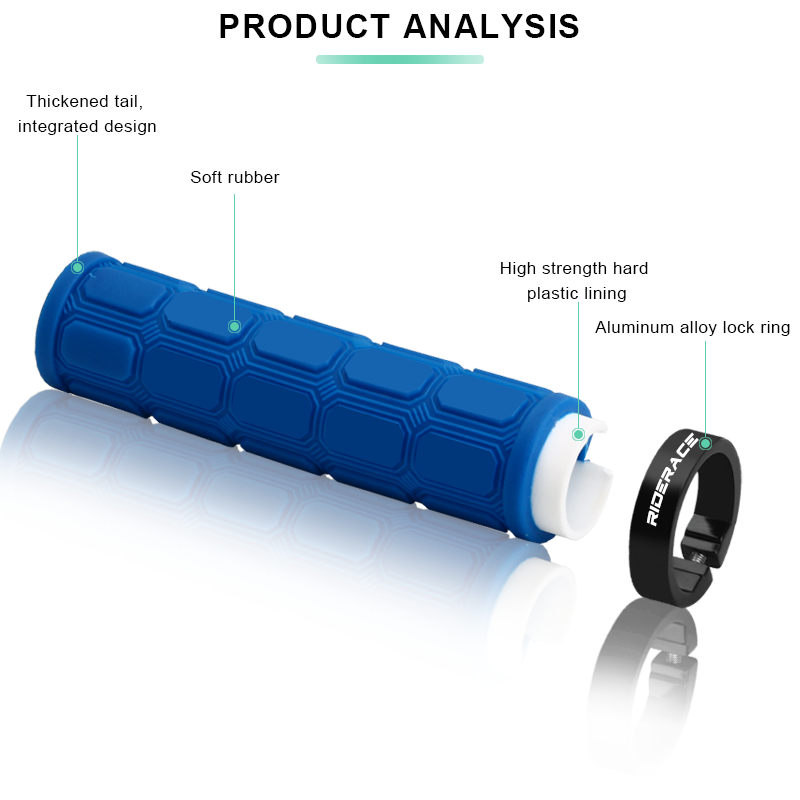 RIDERACE Bicycle Handle Bar Co - Mtb Grip Lock On 评论和价格